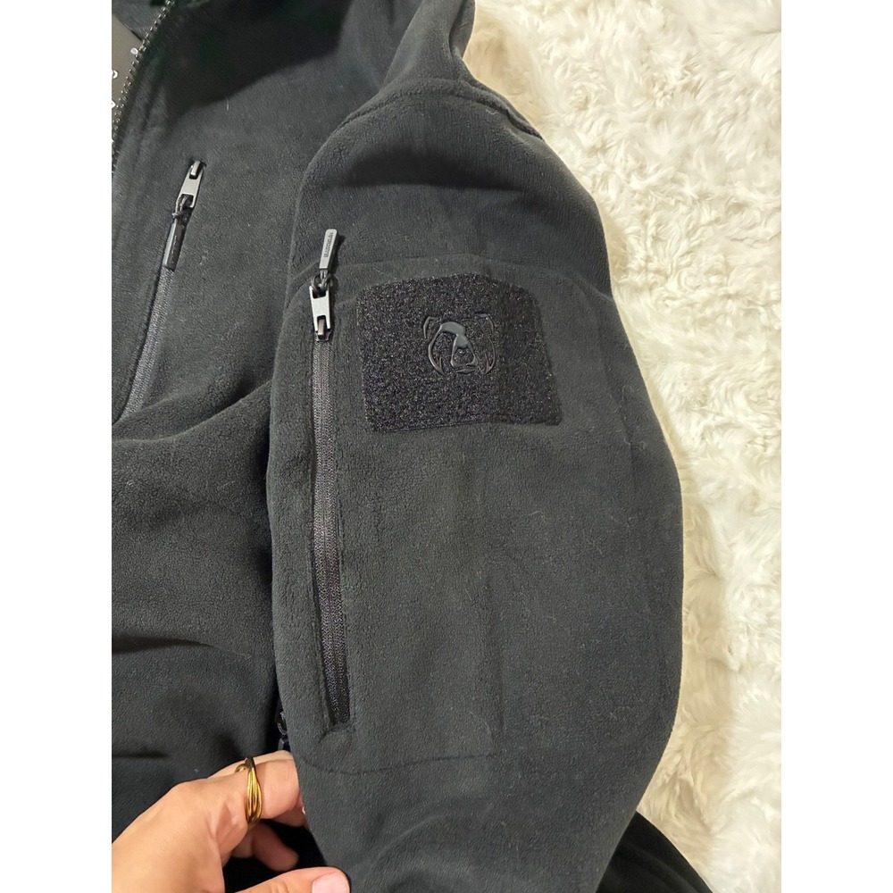 Baerskin Tactical Supply Co Mens Black Fleece Full Zip Hoodie Jacket Lg NWT 4.0 - Picture 9 of 10